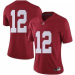 Women's Alabama Crimson Tide #12 Skyler DeLong Crimson Limited NCAA College Football Jersey 2403MNOK8